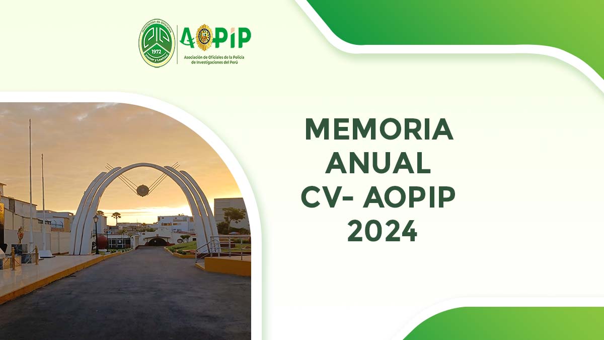 Memoria anual 2024 del CV-AOPIP
