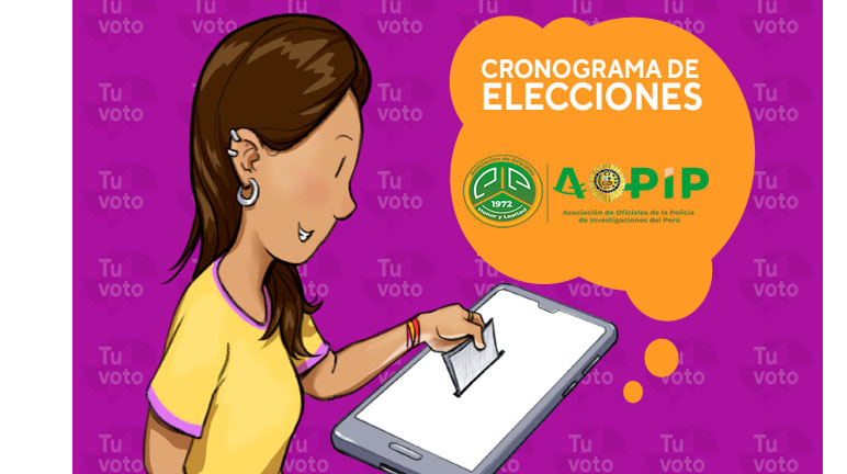CRONOGRAMA DE ACTIVIDADES PARA EL PROCESO DE ELECCIONES GENERALES